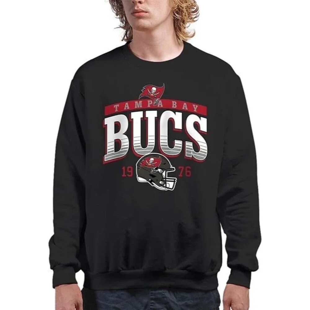 Tampa Bay Buccaneers Pull Over Sweatshirt NFL Licensed Team Size Large In Mens